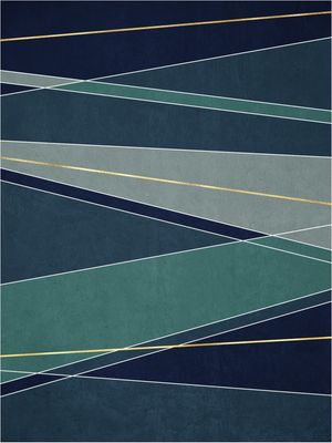 LINHAS CHIQUES - VERDE E AZUL