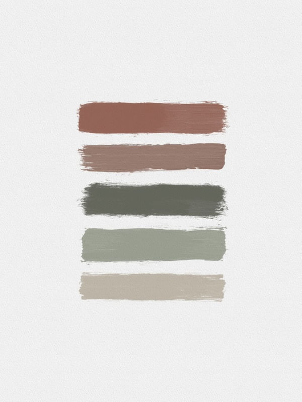 OMBRE EARTH TONES