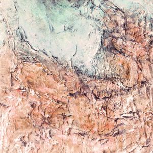 PASSAGE 7, DESERT SANDS DESERTO AREIA OCEANO MAR PRAIA ABSTRATO PINTURA