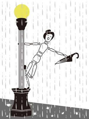 BONECO CHARLIE - CANTANDO NA CHUVA