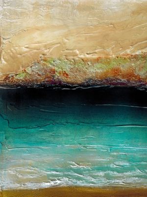 OCEAN CALLING 1, OURO CERCETA OCEANO TROPICAL MAR ONDAS PAISAGEM