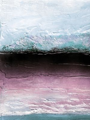 OCEAN CALLING 1, MUTED AZUL TOLET OCEANO TROPICAL MAR ONDAS PAISAGEM