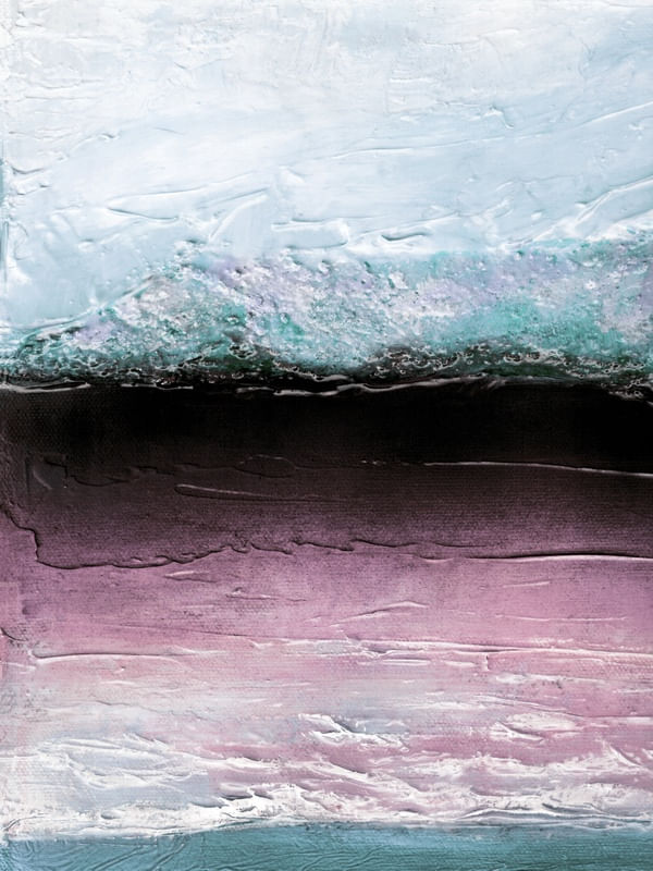 OCEAN CALLING 1, MUTED AZUL TOLET OCEANO TROPICAL MAR ONDAS PAISAGEM