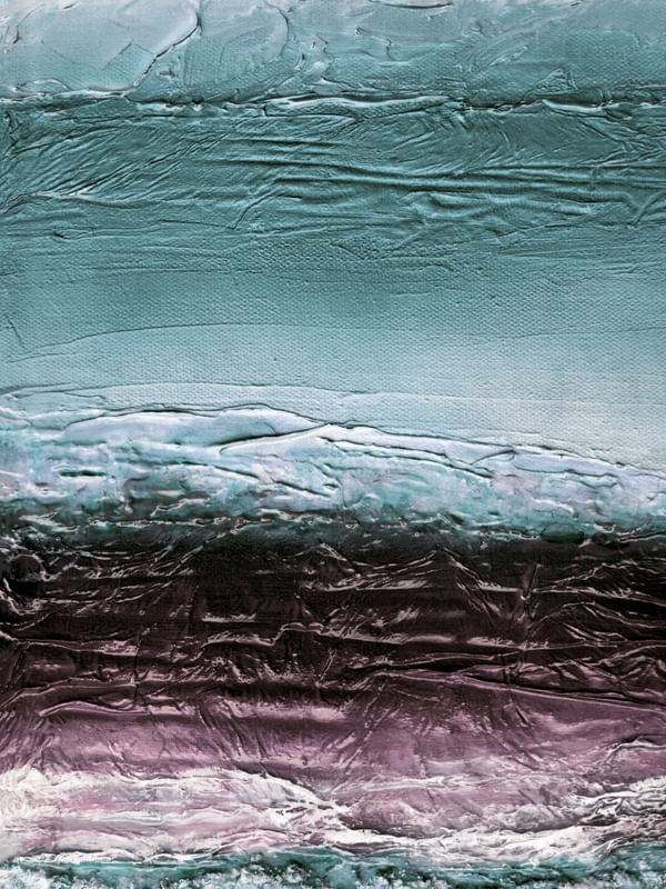 OCEAN CALLING 9, MUTED AZUL TOLET OCEANO TROPICAL MAR ONDAS PAISAGEM