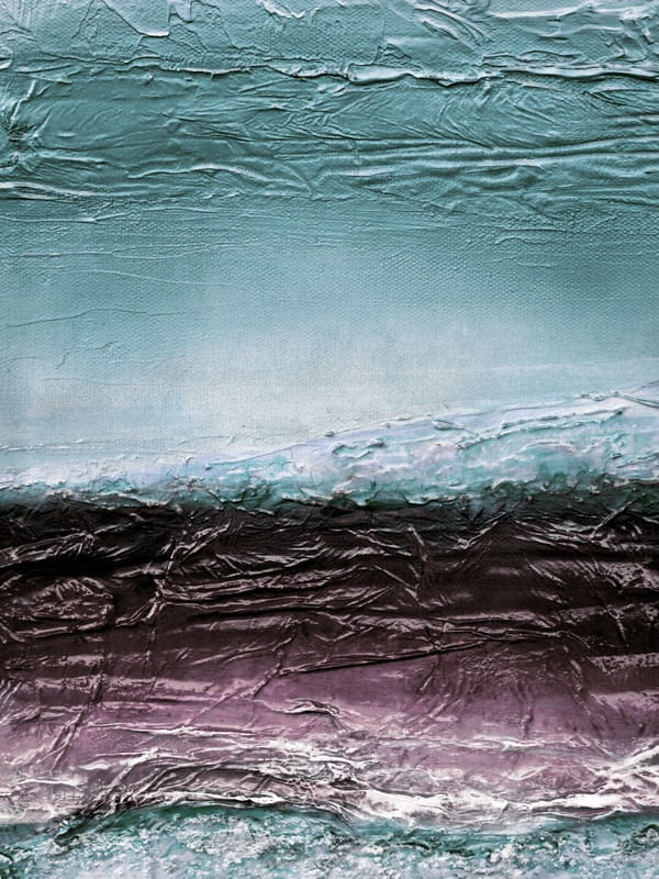 OCEAN CALLING 10, MUTED AZUL TOLET OCEANO TROPICAL MAR ONDAS PAISAGEM