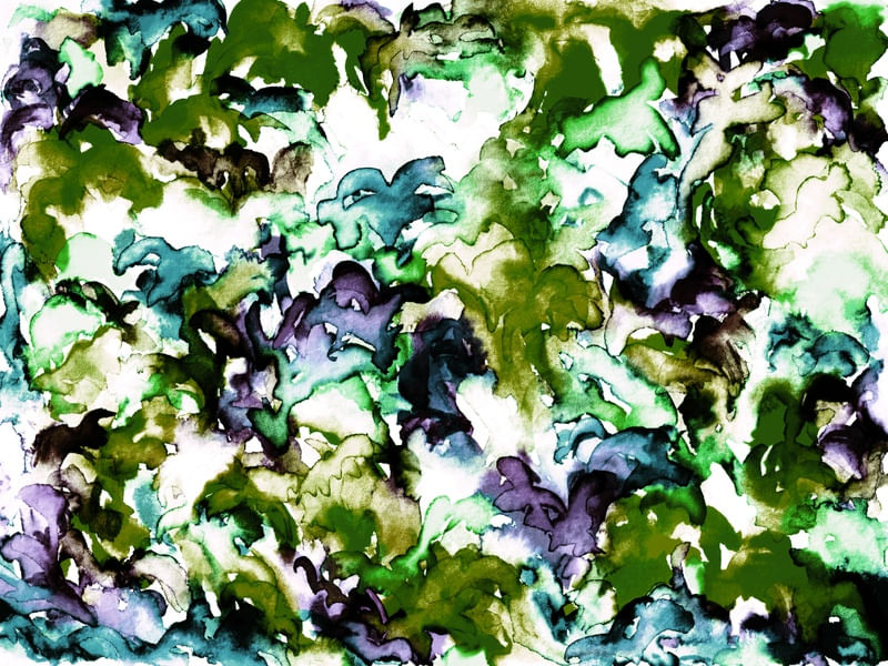 SUMMER SYMPHONY 4, FLORAIS ABSTRATO AGUARELA PINUTRA