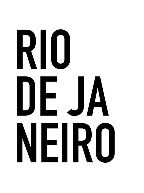 TIPOGRAFIA RIO DE JANEIRO