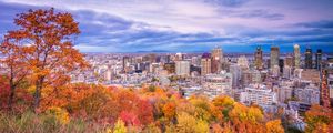 PANORAMA OUTONO EM MONTREAL, CANADA
