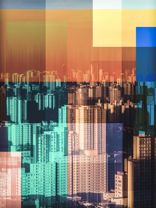 MOSAICO COLORIDO SÃO PAULO - TRÍPTICO ESQUERDA 3/3