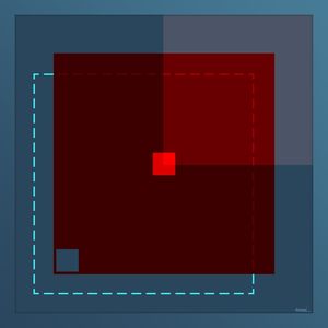 RED ON BLUE 01