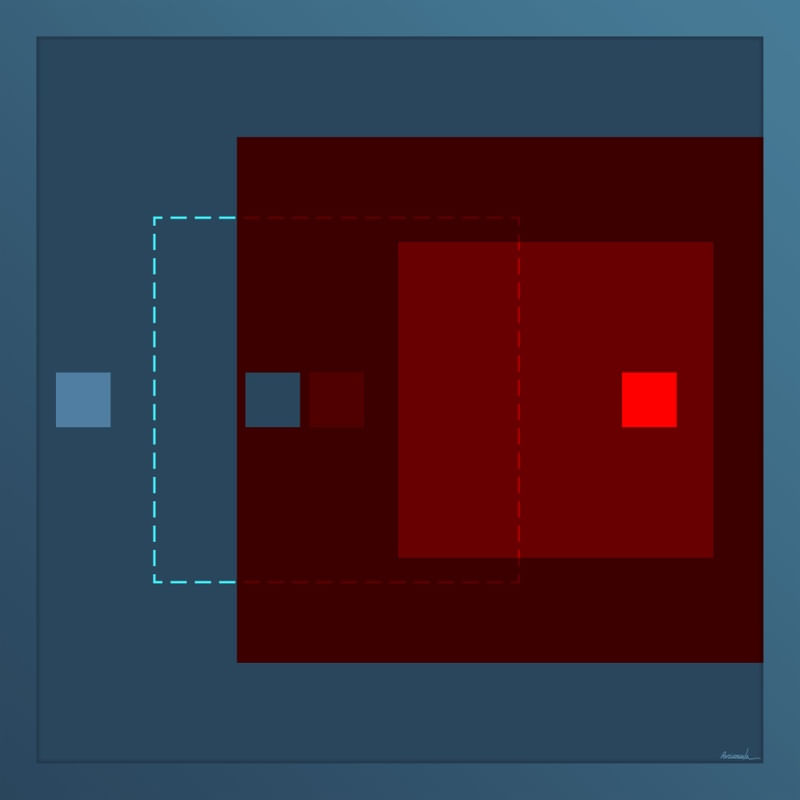 RED ON BLUE 02