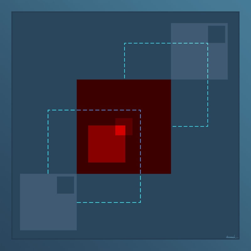 RED ON BLUE 04