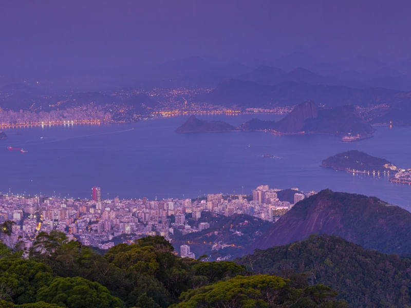 ANOITECER LILÁS NO RIO DE JANEIRO - DÍPTICO 01