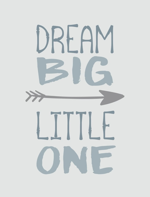 DREAM BIG LITTLE ONE FLECHA