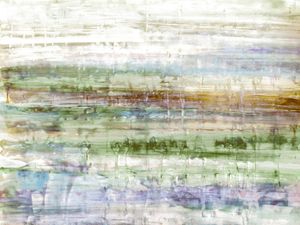 MURMUR 4, PASTEL AGUARELA ABSTRATO PAISAGEM ETEREO ELEGANTE PINTURA