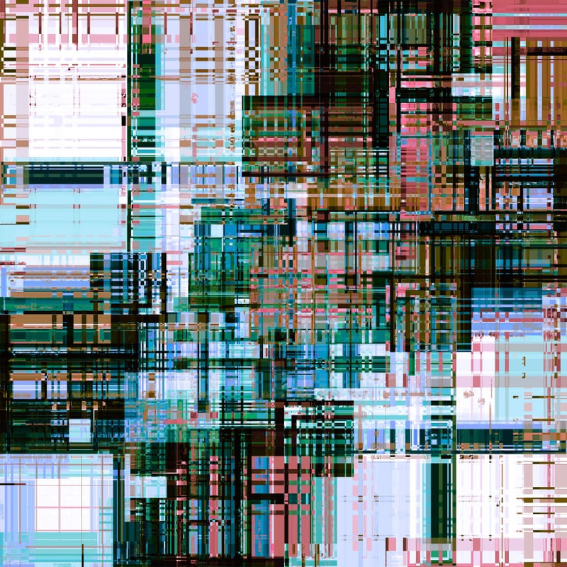 IN THE MAINFRAME 2, ABSTRATO GEOMETRICO TECNOLOGIA COLORIDO URBANO