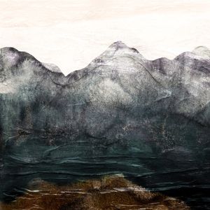 HILLTOPS AND HIGH PLACES 2, MONTANHAS ATMOSFERICO NATUREZA ELEGANTE PINTURA
