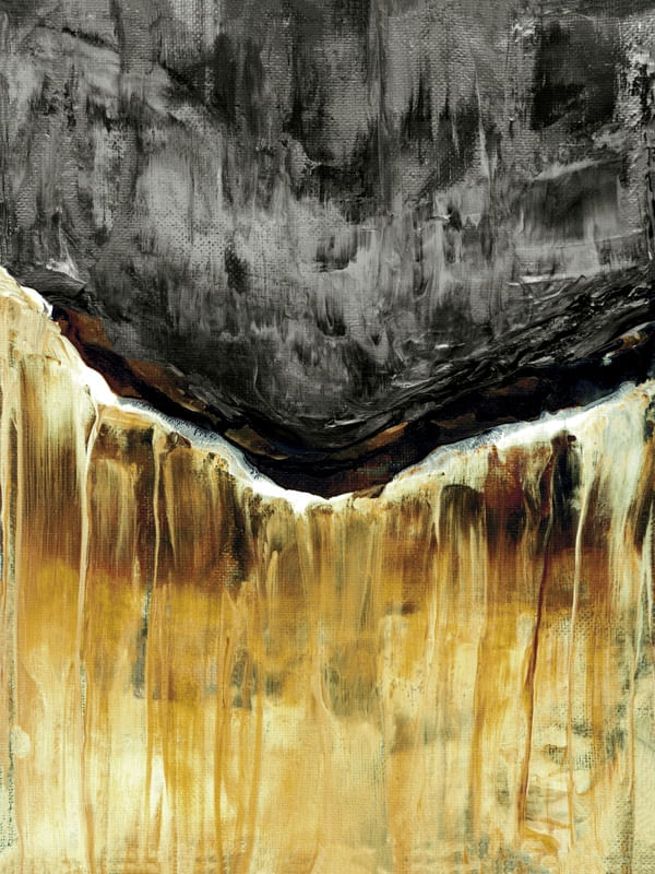 PINNACLE AND PASS 1, MONTANHAS PAISAGEM ATMOSFERICO ABSTRATO MODERNO PINTURA