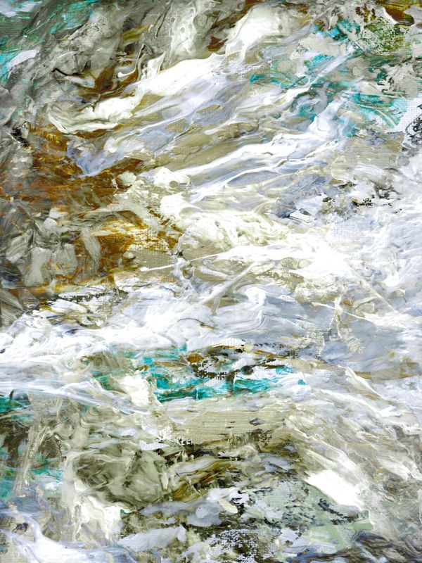 ZEN FLOW MUTED SPA 3, ORGANICO ABSTRATO MOVIMENTO ELEGANTE PINTURA
