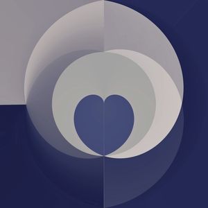 BLUE OPEN HEART 5