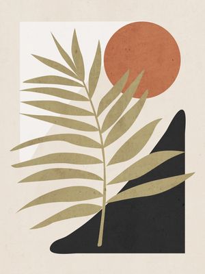 TROPICAL LEAF- ABSTRACT ART 9
