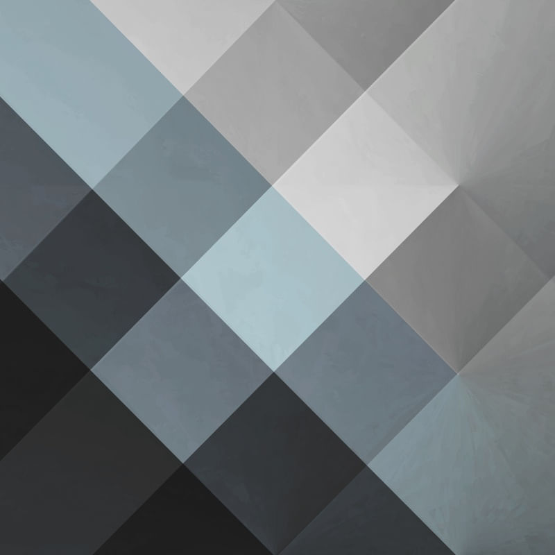 BABY BLUE GRID ORIGAMI