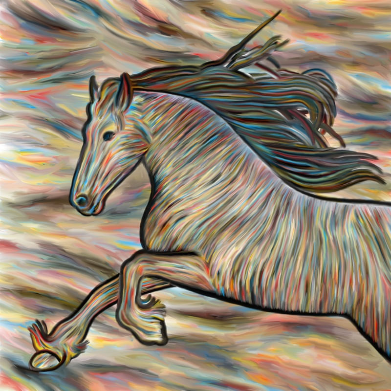 CAVALO SALTANDO