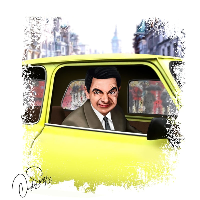 MR. BEAN DRIVING