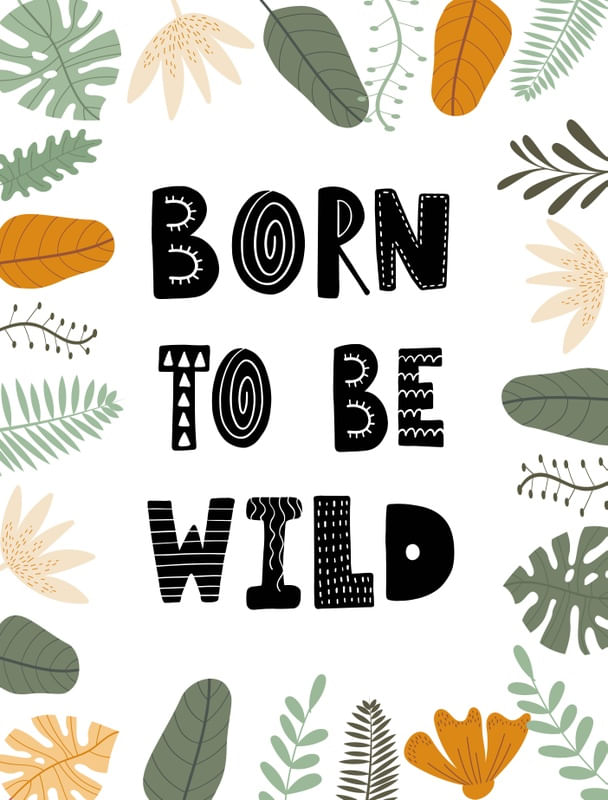 BE WILD INFANTIL