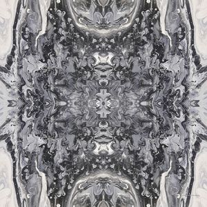 FLORAL PRETO E BRANCO - 08