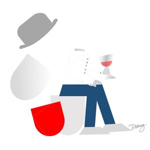 NO HEAD WINE - GRAY HAT