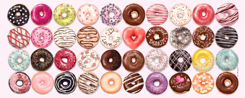 DONUTS DREAMS ROSE