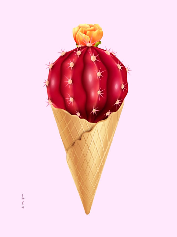 ICE CREAM CACTO RED