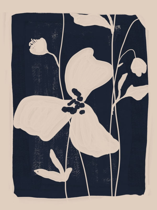 ABSTRACT MINIMAL FLOWERS