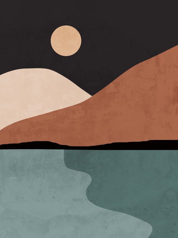 MINIMAL ABSTRACT ART LANDSCAPE 17