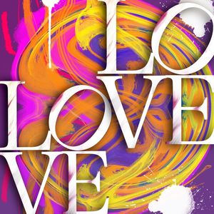 LUV LETTERING