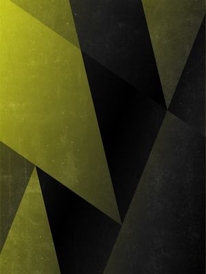 GEOMETRIA EM CINZA E AMARELO II