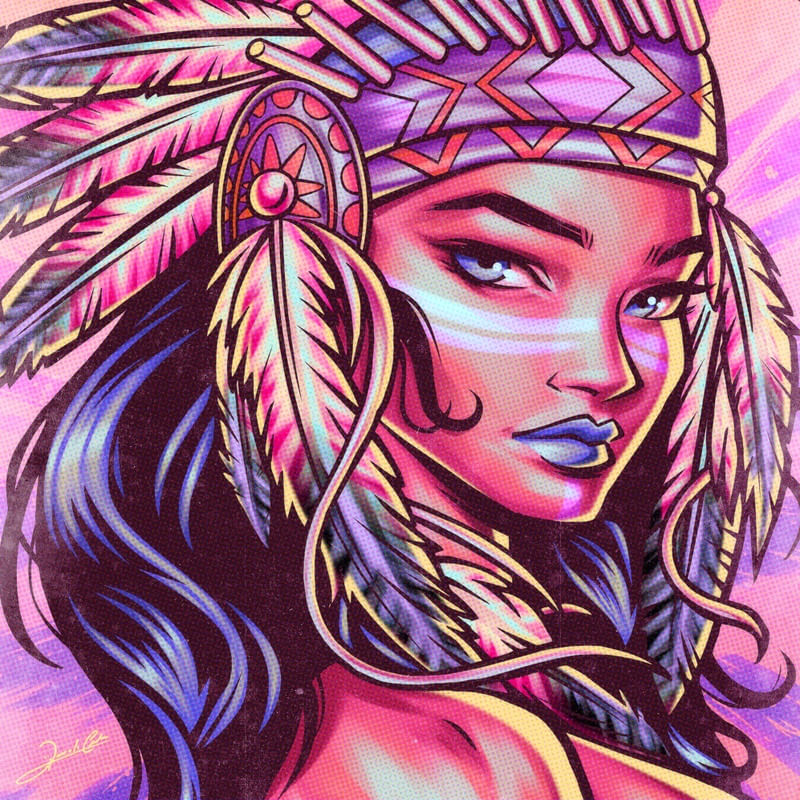 NATIVE INDIAN GIRL