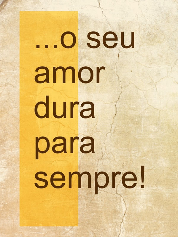 O SEU AMOR DURA PARA SEMPRE 4 ES