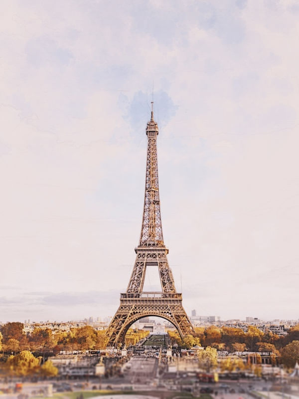 TORREI EIFFEL PARIS EM AQUARELA
