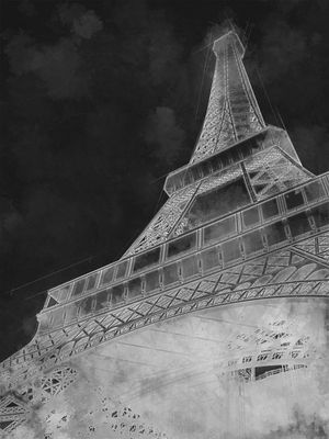 TORREI EIFFEL PARIS EM AQUARELA 2