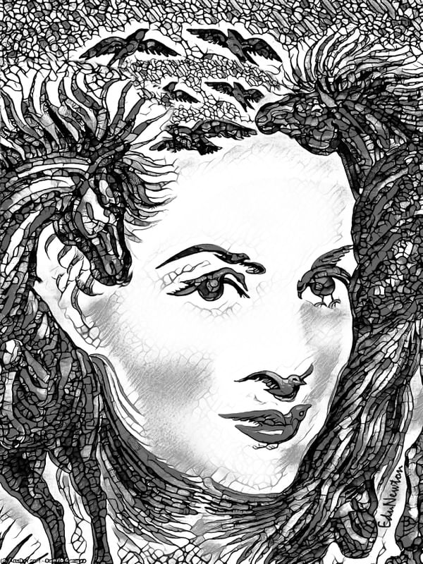 MULHER, CAVALOS E PÁSSAROS - GESTALT