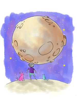 A LUA E O MENINO