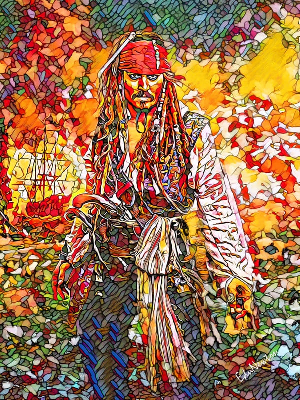 JACK SPARROW- ARTE MODERNA