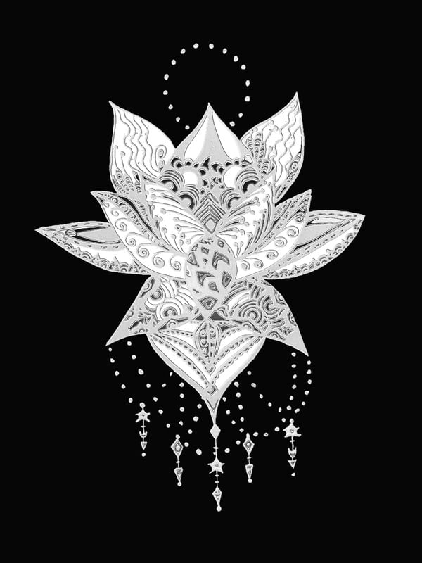 FLOR DE LÓTUS TEXTURA