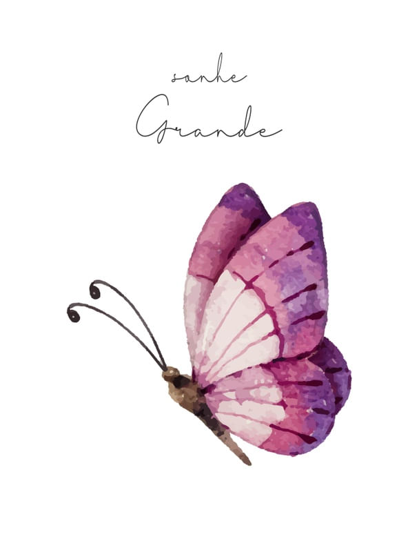 BORBOLETA SONHE GRANDE