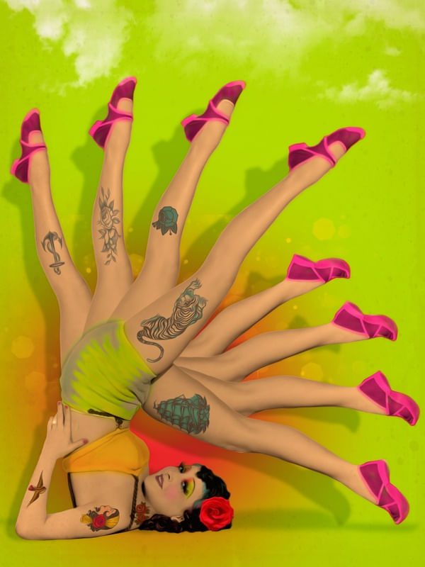 MUTANT PINUP RETRATO