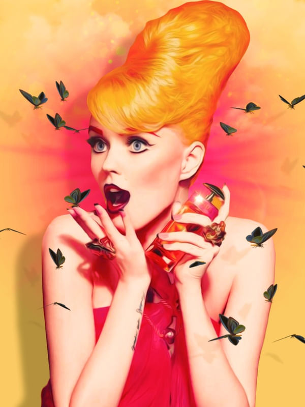 SMELL LIKE BUTTERFLIES RETRATO