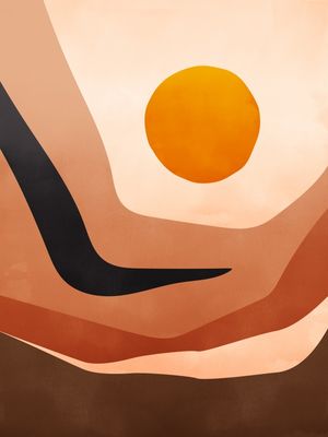 ABSTRACT SUNSET 1