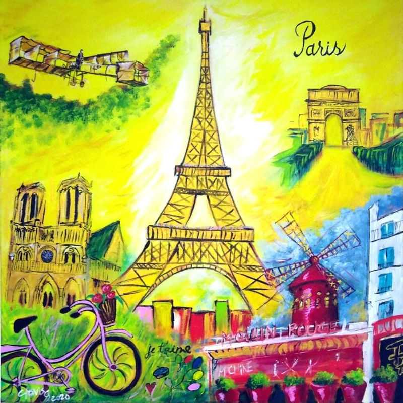 PARIS A CIDADE E A TORRE DOURADA